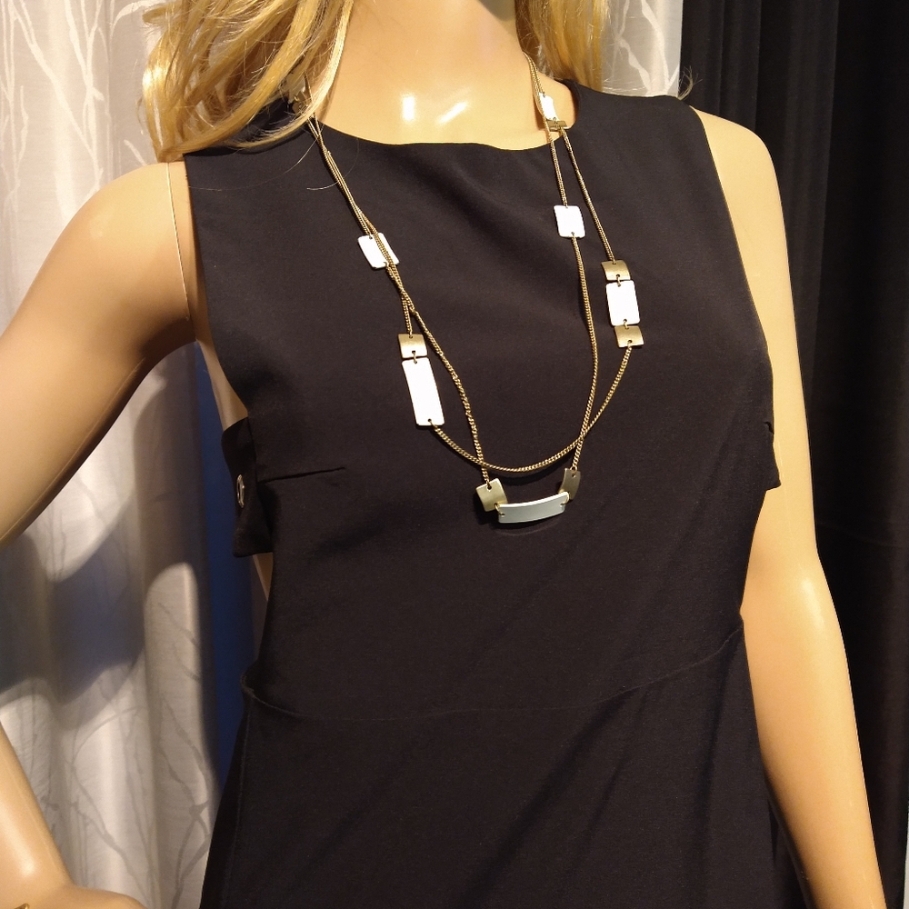 Azbro/ Black Mini Dress Size: Small (NWT) - Picture 4 of 7